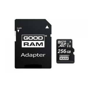 Карта памяти GoodRAM MicroSDXC 256GB UHS-I Class 10 + SD-adapter (M1AA-2560R12)